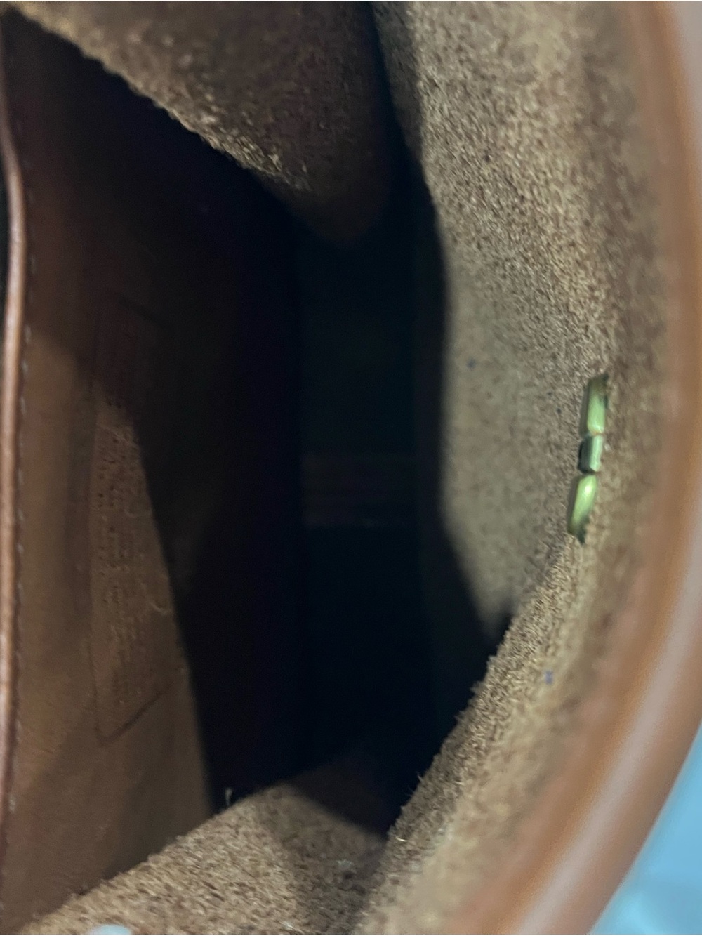 Coach Vintage Leather Scooter side pack in  Brown - Picture 9 of 10
